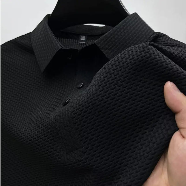 Men's Summer Casual Solid Color Polo Shirt