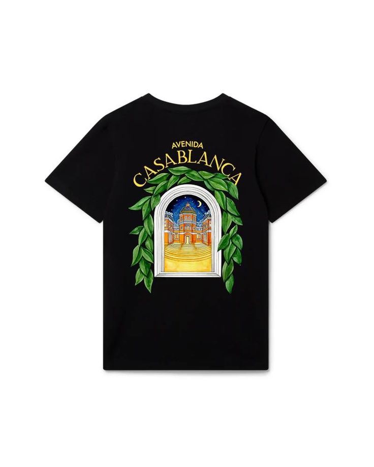 T-shirt casablanca - Noir