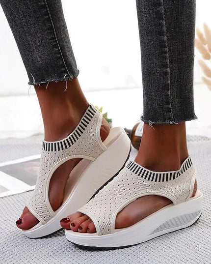 Flying Woven Sandals for Women - Flat Fashion Style