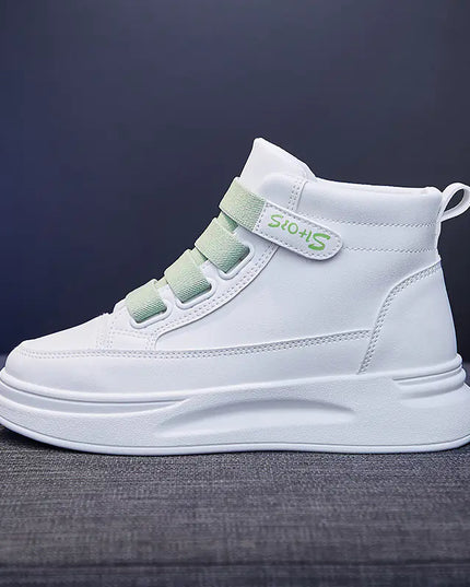 Ins Korean Style High-Top White Sneakers for Women