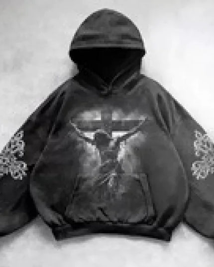 Hooded Printed Hip Hop Y2G Streetwear Sweatshirt