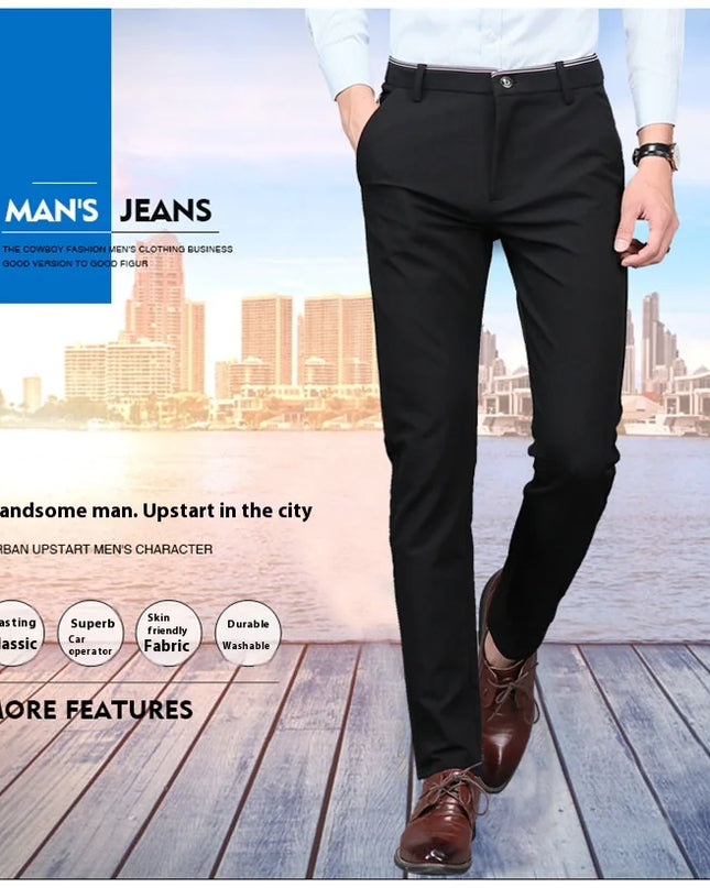 Elastic Suit Pants