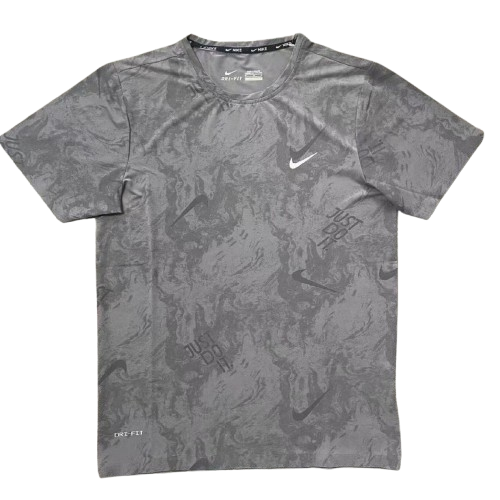 T-Shirt running just do it - Gris
