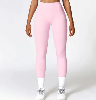 High Waist Hip Lift Brushed Yoga Pants Women's Fitness Pants