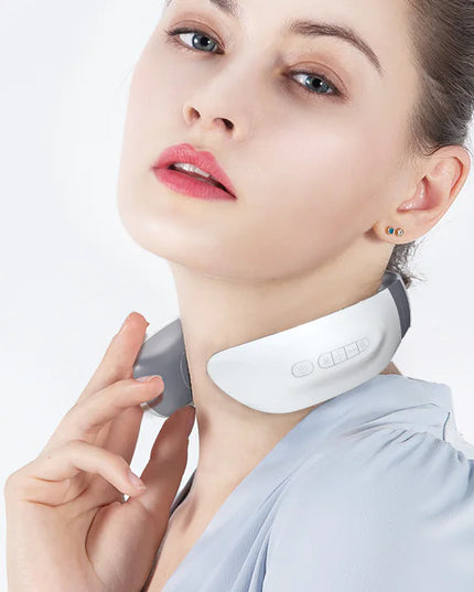 Smart Neck Massager with Pulse Vibration Therapy