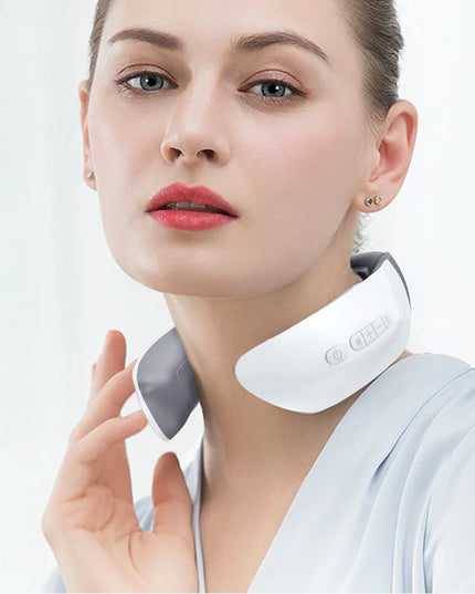 Smart Neck Massager with Pulse Vibration Therapy