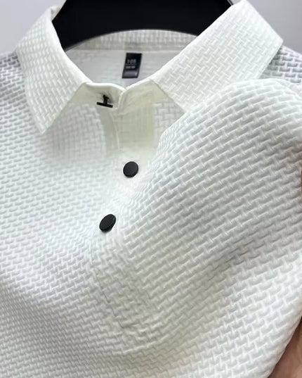 Men's Summer Casual Solid Color Polo Shirt