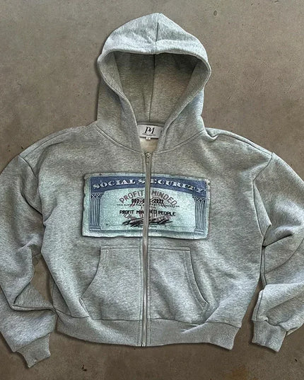 Y2K hoodies printed US ID