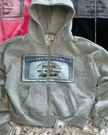 Y2K hoodies printed US ID