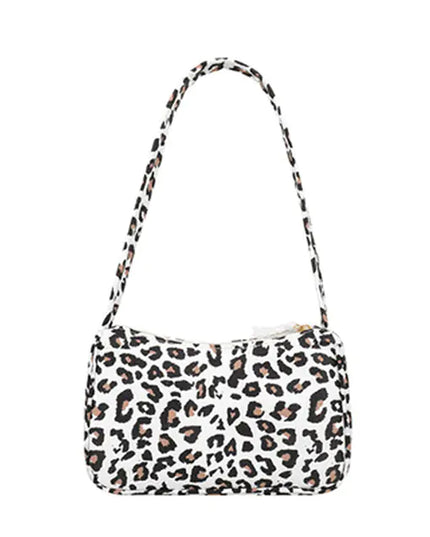 Leopard Pattern Shoulder Bag for Summer Wear