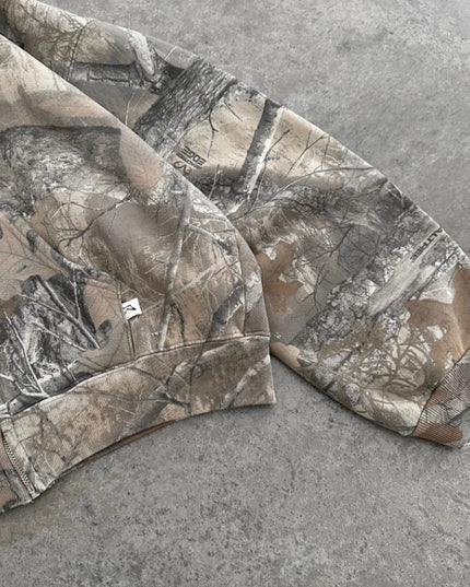 Y2K Retro zip up Hoodie Camouflage