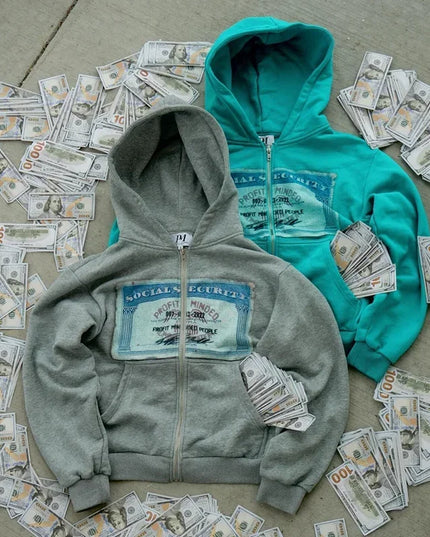 Y2K hoodies printed US ID