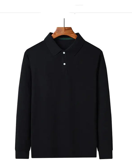 Business Casual Long-Sleeved Polo Shirt