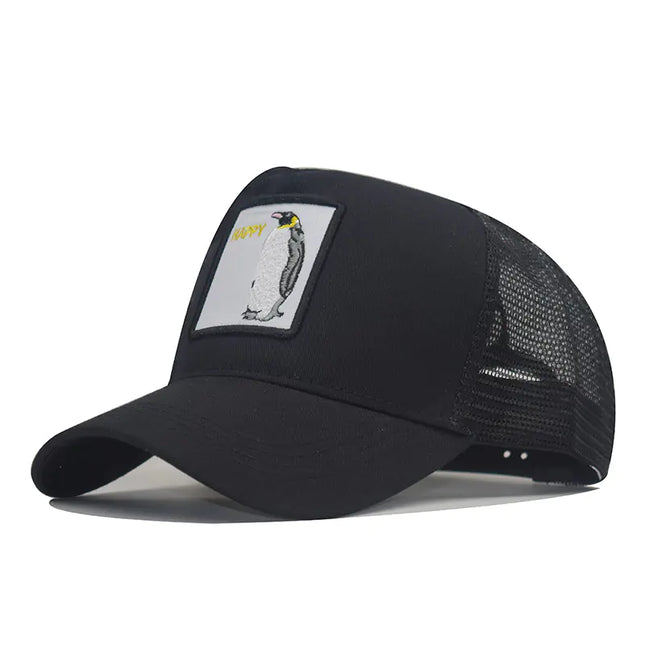Spring Animal Embroidery Snapback Cap for Streetwear