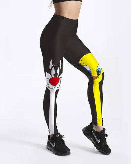 Ladies' Printed Fitness Leggings