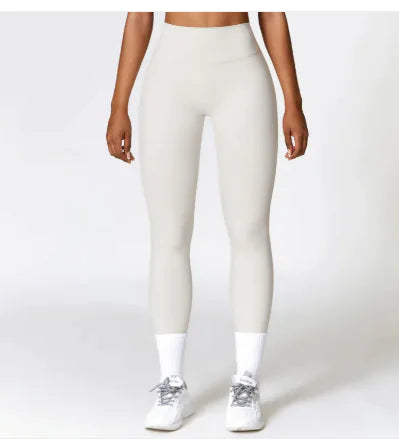 High Waist Hip Lift Brushed Yoga Pants Women's Fitness Pants