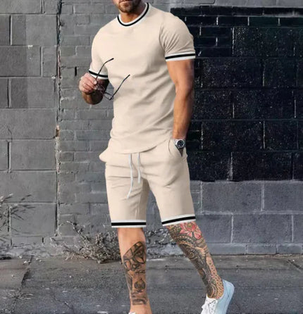 Men's 3D Printed Casual Streetwear Shorts & T-Shirt