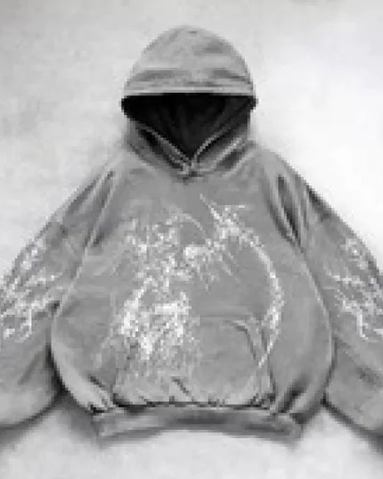 Hooded Printed Hip Hop Y2G Streetwear Sweatshirt