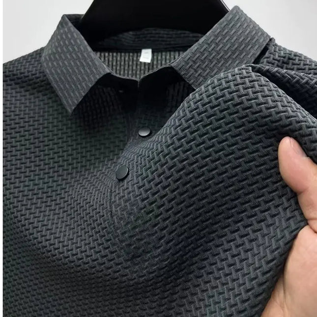 Men's Summer Casual Solid Color Polo Shirt