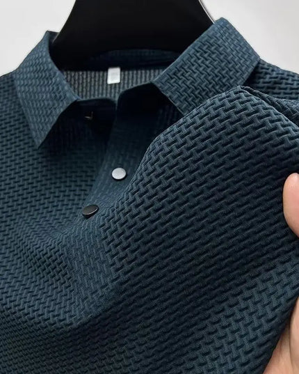 Men's Summer Casual Solid Color Polo Shirt