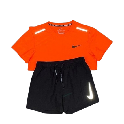 Ensemble Short/T-shirt Nike Running - Orange