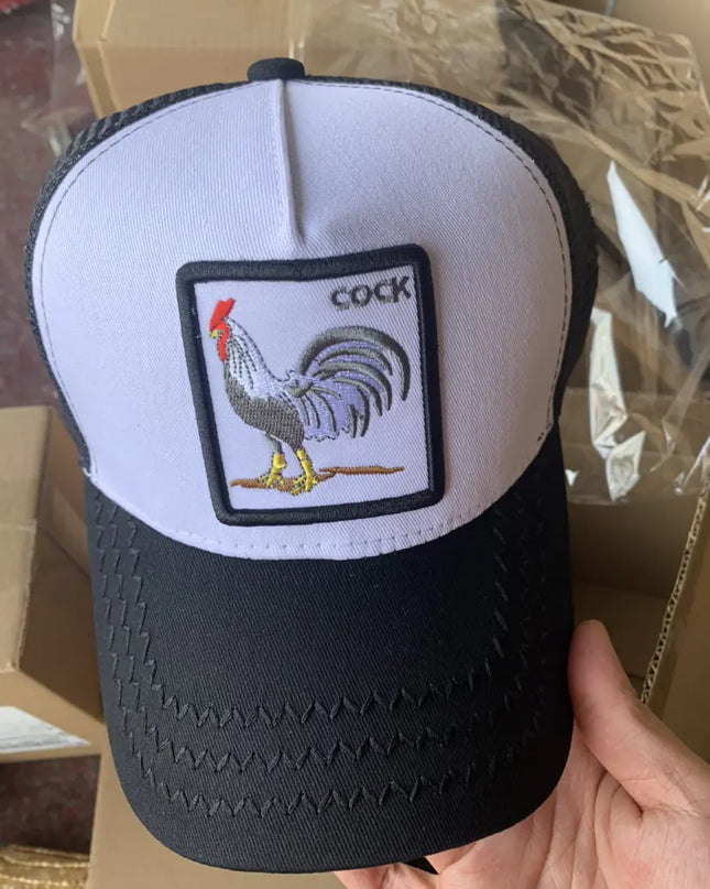 Spring Animal Embroidery Snapback Cap for Streetwear